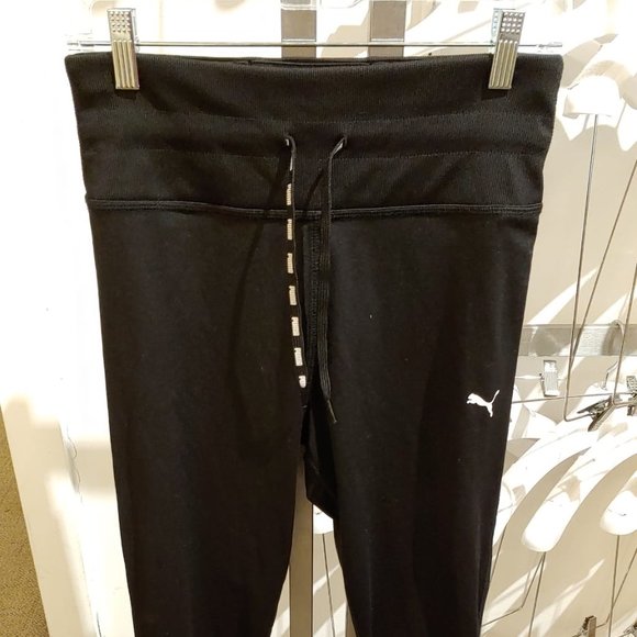 Puma Ladies' Tight Jogger Cuffs W/ Drawstring Puma Cat Logo - Picture 5 of 8